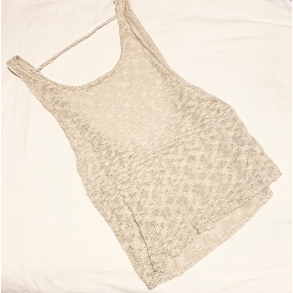 🌱2/$15 Open back knit tank